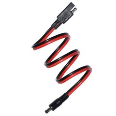 60cm Solar Panel to SAE 2Pin Power Cable with DC5.5mm Connection for Motorbikes