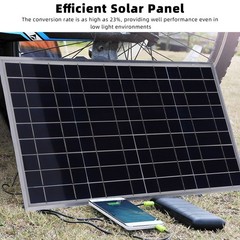 Solar Panel Controller Kit 100W Aluminum Frame Solar Panel Charger And 12V