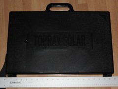 TopRay TPS-936 13 Watt 12V Briefcase Solar Panel folding charger generator vg