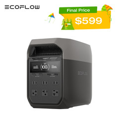 EcoFlow DELTA 3 1024Wh Portable Power Station LiFePO4 Battery for Home Backup