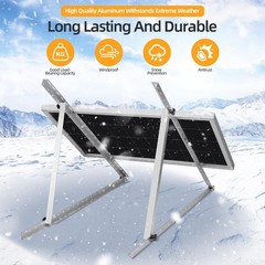 1 Sets 45inch Adjustable Solar Panel Tilt Mount Brackets With Foldable Tilt Legs