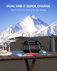 Portable Power Station 330W 299Wh Power Supply Solar Generator Backup Battery Pa