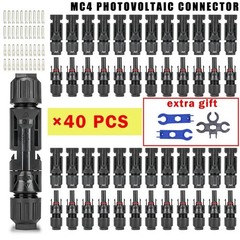 Photovoltaic Solar Connector Kit 1000V 30A for PV/MC Cable 10-400 Pcs