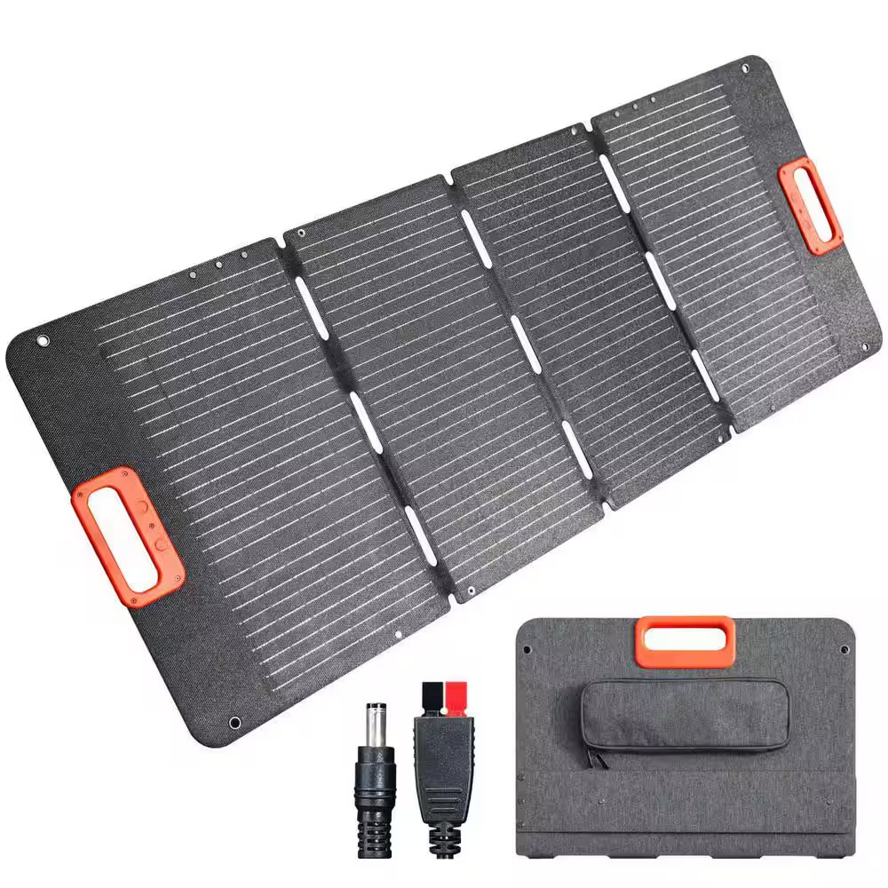 21.26 In. 200W Portable Solar Panel for Power Station IP67 Water Foldable Solar
