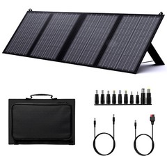 60W Foldable Portable Solar Panel For Power Station Phone Camping Trip Charging