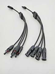 ECO-WORTHY Solar Y Branch Connector 1 to 4 Parallel PV Adapter Cable Plug Kit