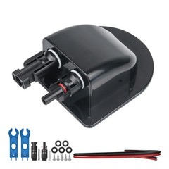 Solar Cable Entry Gland Kit – 10AWG UV Resistant Dual Connector for RV, Boat, Ro