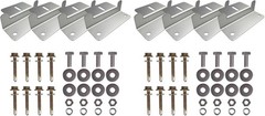 2 Sets Lightweight Aluminum Z Brackets – Corrosion-Free Solar Panel Mounting