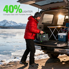 1000W Solar Generator 999Wh, Portable Power Station with 60W USB-C PD Output, 11