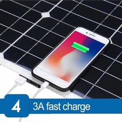 Solar Panel Controller Maintenance Outdoor Solar Panel Battery Charger