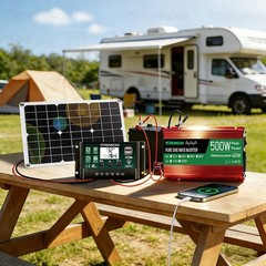 Grennova 500W True Power Solar Kit 60A MPPT Off-Grid RV Home Emergency Backup