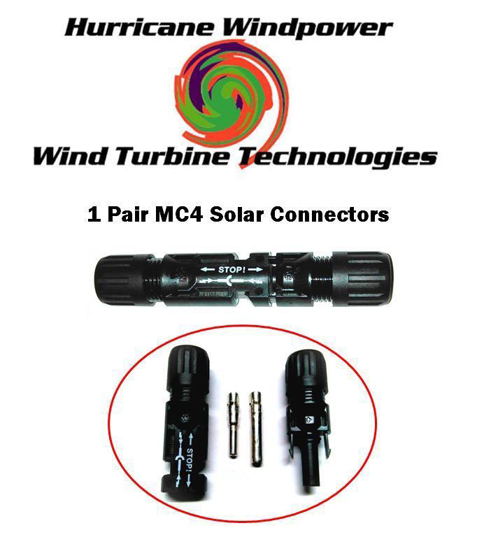 1 SET 6MM MULTI-CONTACT MC4 BRAND PV CABLE CONNECTOR FOR SOLAR PANEL