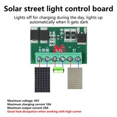 DC 6-45V Solar Street Light Control Circuit Board LED Auto Solar Light Drive