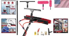 Solar Panel Cleaning Kit – Extendable Pole & Brush