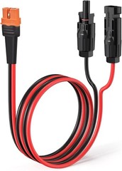 12AWG 2FT Solar Connector to Adapter Cable for Portable Power Station