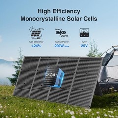 MARBERO 200W Portable Solar Panel Foldable IP68 for Power Station