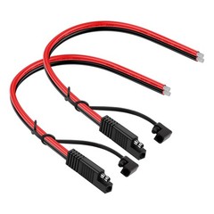 2Pack SAE Extension Cable SAE Quick Connector Disconnect Plug for RV Trolling…