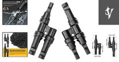 Durable Waterproof Solar Branch Connectors FMM+MFF – 14AWG to 10AWG Compatible