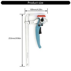 High Strength 200mm Table Clamps Accessory for Woodworking Projects Supplies
