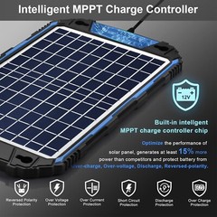 Advanced 10W Solar Battery Charger with MPPT Tech – Unmatched Outdoor Durability