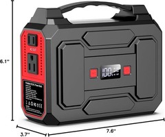 Estacion De Energia 200W Portatil Generador Solar 39600mAh Para Acampar Exterior
