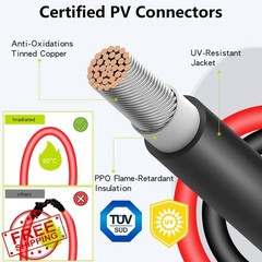 JXMXRPV 1 PCS Solar Connectors 2 to 8 Y Branch