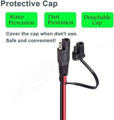 SAE to XT60 Adapter Cable FOR Solar Battery 10AWG Fuse Connector
