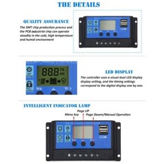 100W 18V Solar Panel Kit Battery Charger Controller Home Boat RV Camp Outdoor