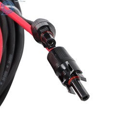 4mm² 20M Solar Wire Black+Red UV Resistant Cable with M4 Connector Kit