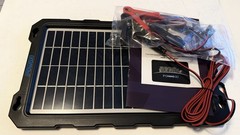 POWOXI 7.5w 12v Solar Battery Trickle Charger Maintainer for Car, Automotive