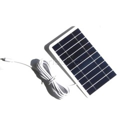5V 2W Solar Panel Output USB Outdoor Portable Solar System Mobile Phone Charger