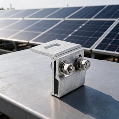 Roof Seam Clamp Aluminum for Photovoltaic Solar Installation 45mm 52mm Size