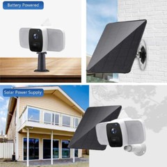 6W Solar Panel Charger for Ring Spotlight & Stick Up Cam Ourdoor CCTV Camera
