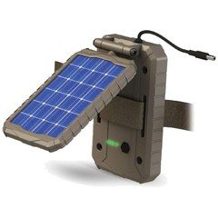 Compatible Solar Battery Pack for Trail Cameras – 10ft Cable
