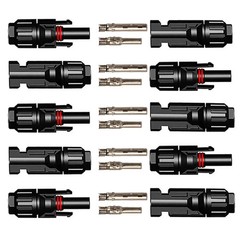 5 Pairs Lot Solar Connectors With 2pcs Spanner Waterproof Solar Panel Connector