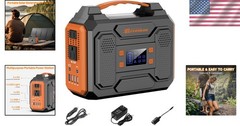 Portable Power Station 300W Solar Generator