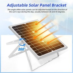 30W Solar Panel Kit Solar Battery Trickle Charger Maintainer WIth Controller