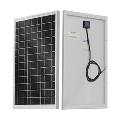ECO-WORTHY Solar Panel 25W 18V Monocrystalline Waterproof Panel for Charging …