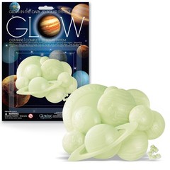 4M: Glow 3D Solar System – Glow-in-Dark Set, Ceiling Stick-Ons, Kids Room Decor