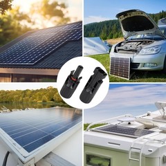 12PCS Solar Panel Connectors MC4 Male Female Waterproof 1000V 30A