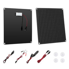20-Watt 12V Solar Panel Battery Charger, Solar Battery Trickle Charger Maintaine