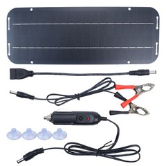 30W Solar Panel Kit 12V Trickle Charger Battery Charger Maintainer Boat RV Car