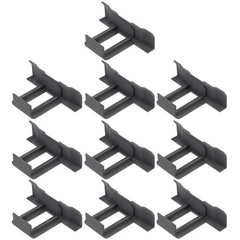 10 Pcs Solar Panel Stagnant Water Drain Clips Photovoltaic Panel Clamp ABS