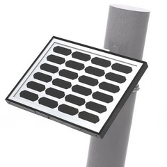 Photovoltaic Panel Wall Mounting Parenthesis Easy Installation Metal Frame