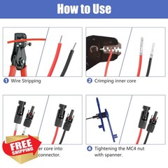 PRECIHW Solar Panel Connectors 40PCS 2 Pack Wrench