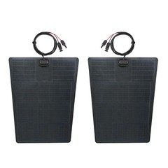 Best Lensun 100W 12V Hood Flexible Solar Panel for Dodge Grand Caravan 4th Gen
