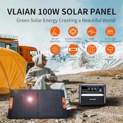 Foldable Solar Panel 100W Portable MC4 for Power Station