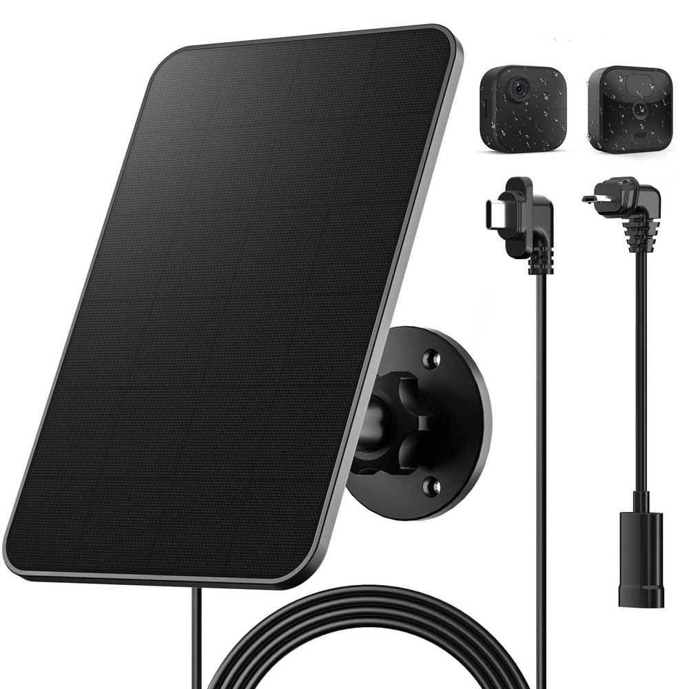 1 Pack Solar Panel for Blink Outdoor XT/XT2(3rd Gen)/Outdoor 2K+/4(4th Gen)