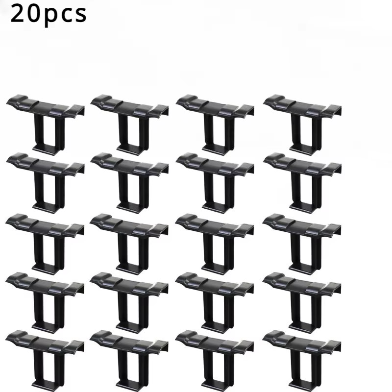 20Pcs Solar Panel Water Drainage Clips Photovoltaic Panel Water Drained Away Cli