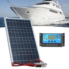 12v 100A Solar Panel Charging Off-Grid RV Camping Home Boat With Controller 20W